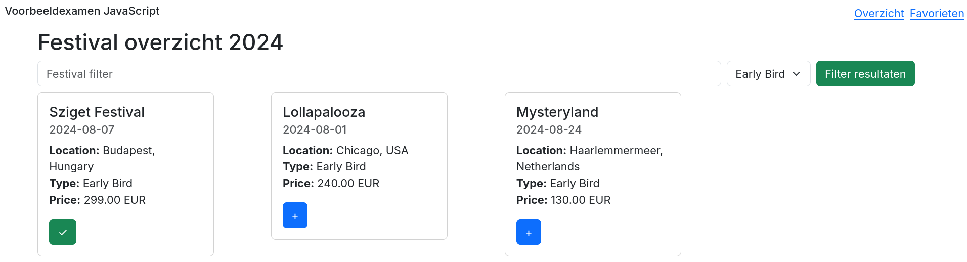 Filteren op type (0.5 punt)