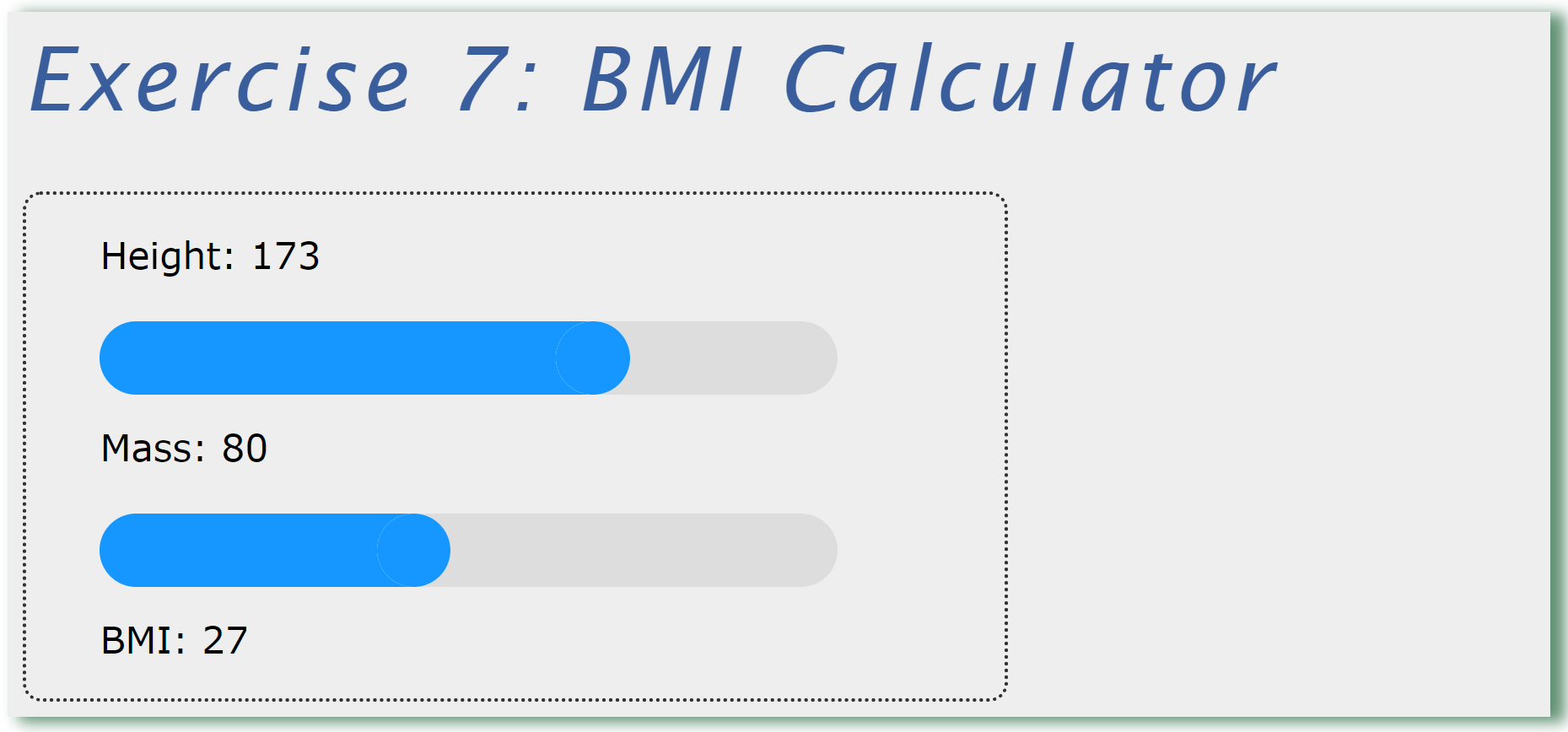 BMI Calculator