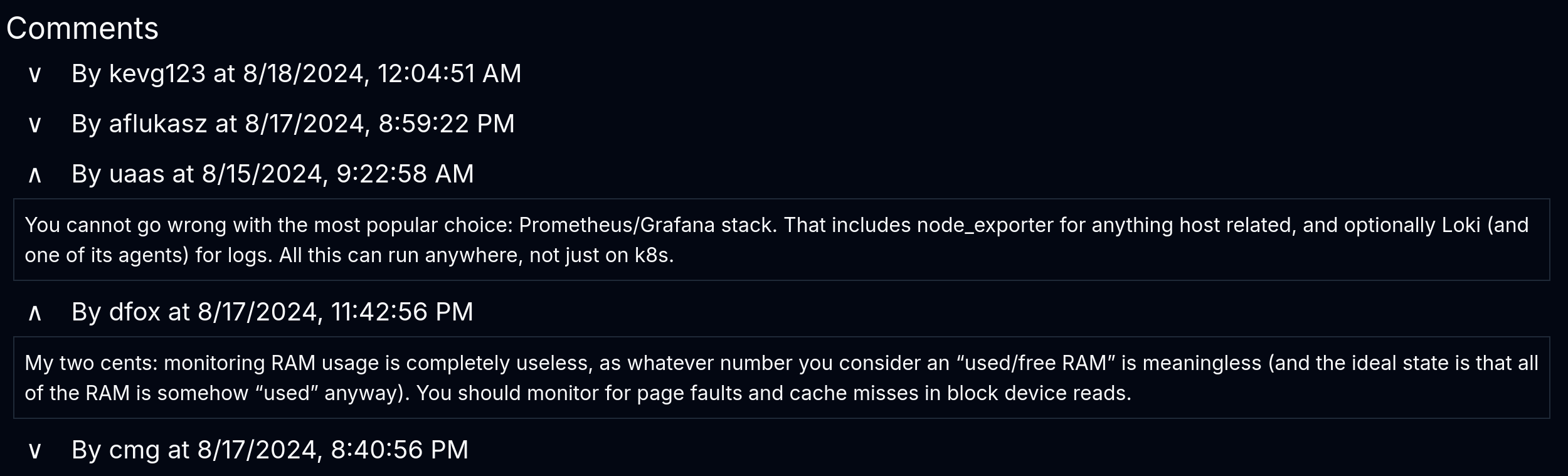 Detailpagina - Comments