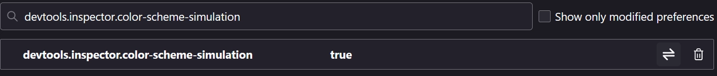 Firefox configuration