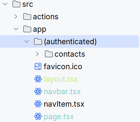 Routing group voor ingelogde gebruikers